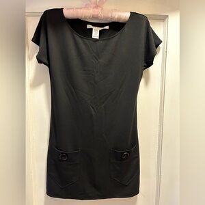 EUC Max studio mini dress black with pockets Sz Small